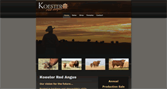Desktop Screenshot of koesterredangus.com