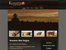Tablet Screenshot of koesterredangus.com